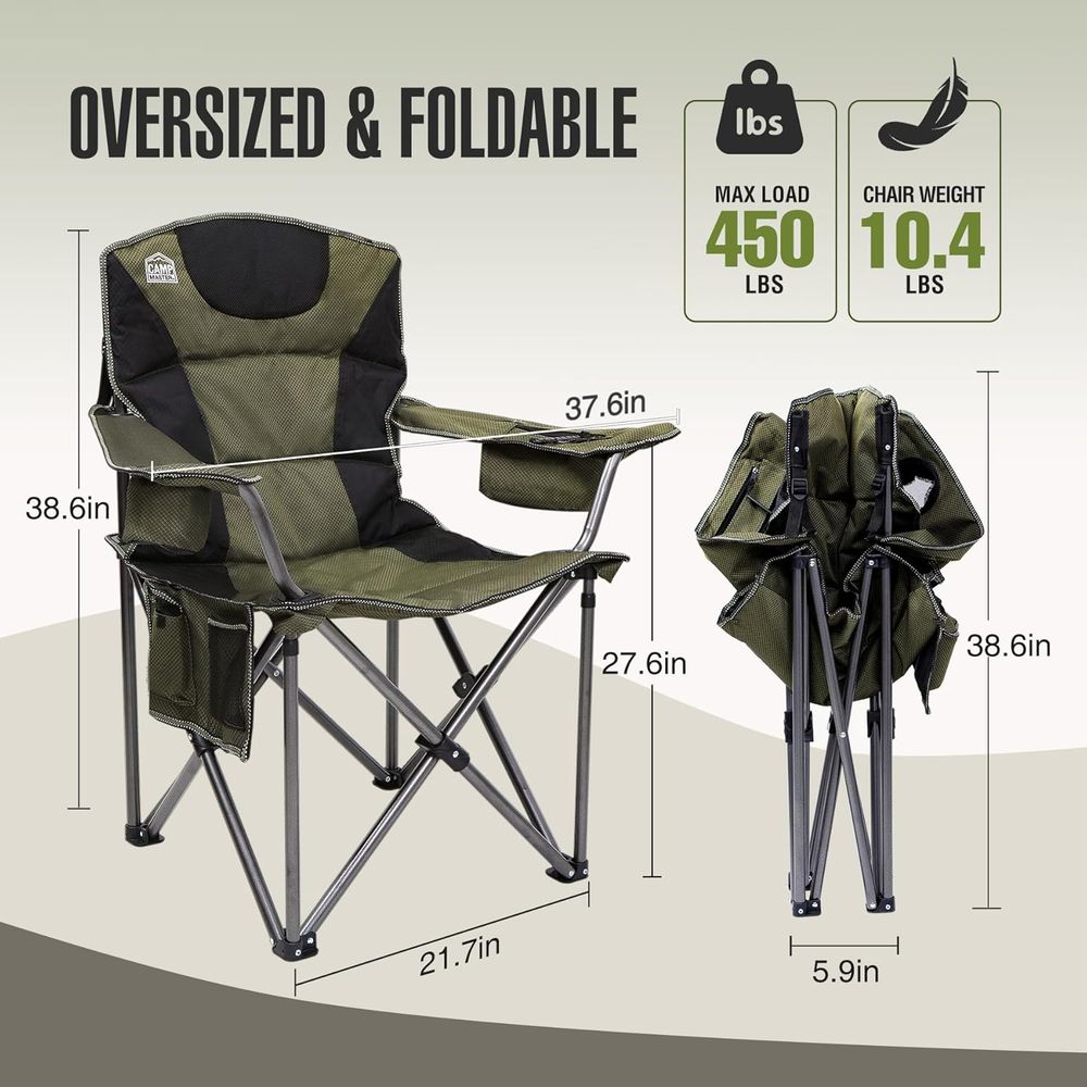 Langlebige 2er-Pack Übergroße  – Outdoor Oversized Camping Chair Bewertung und Preis