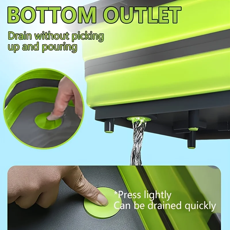Tragbares, faltbares Wasserbec – Outdoor Camping Sink Bewertung und Preis
