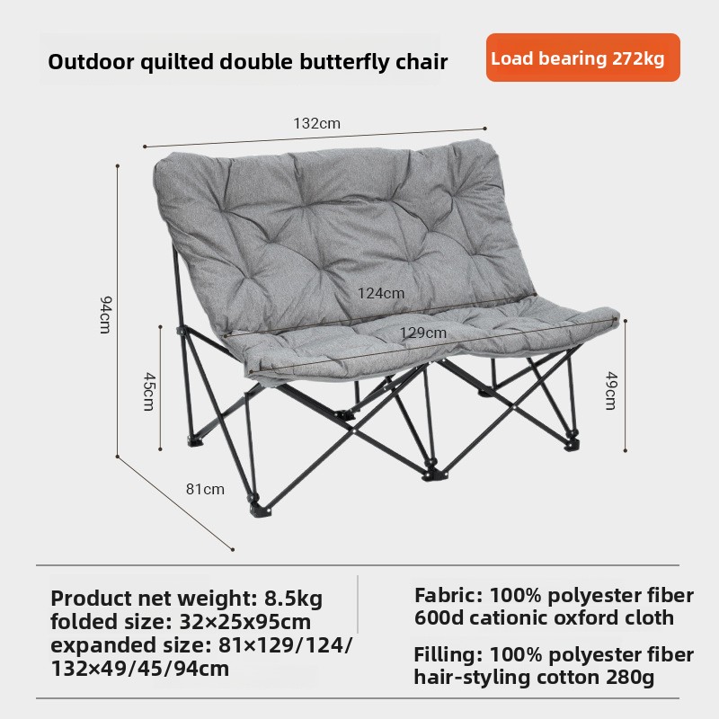 Übergroßer Doppel-Klappcamping – Outdoor Oversized Camping Chair Bewertung und Preis