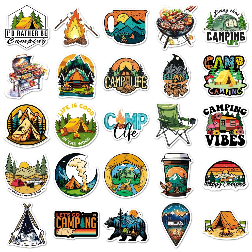50 Blatt Trendige Campingzelt- – Outdoor Camping Anime Bewertung und Preis