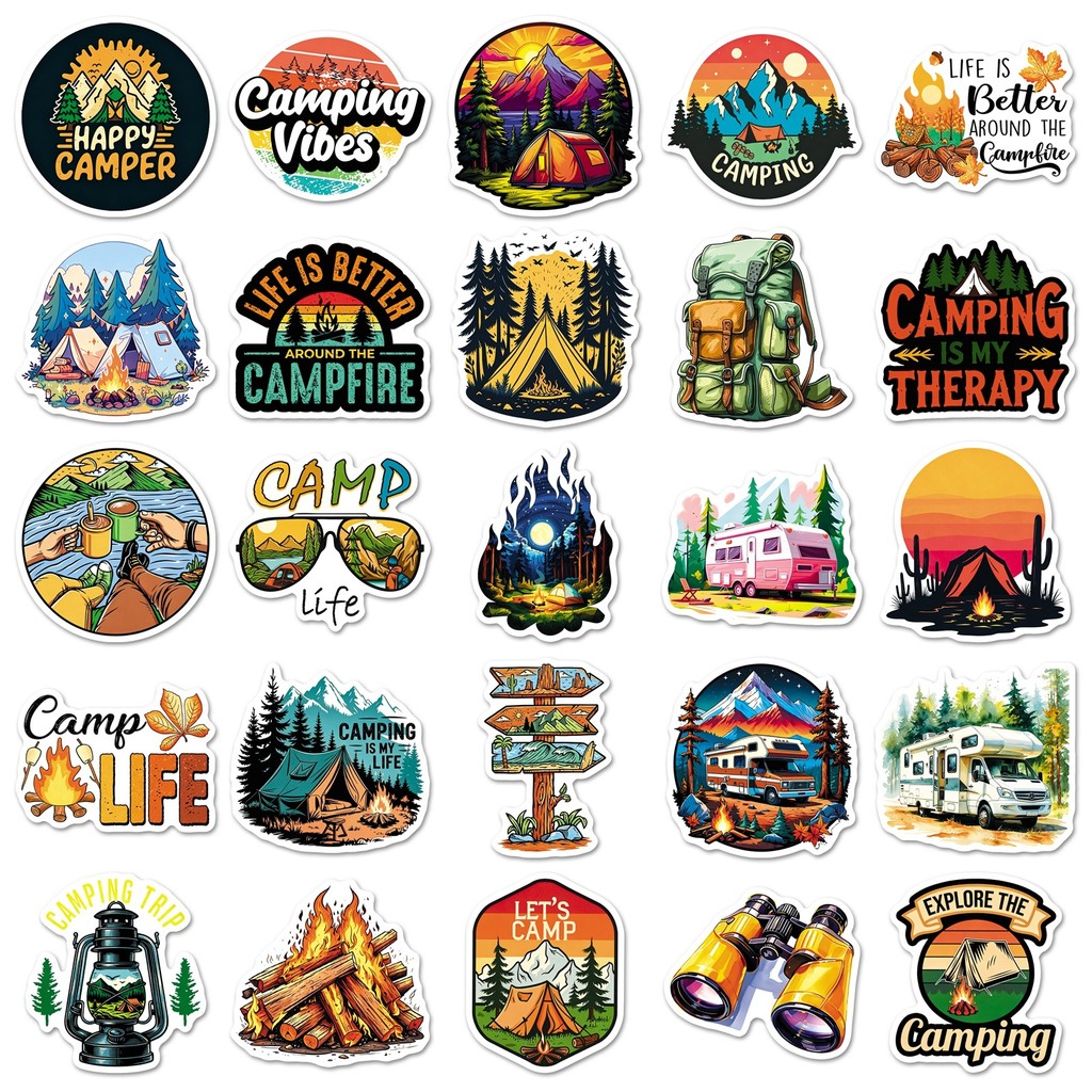 50 Blatt Trendige Campingzelt- – Outdoor Camping Anime Bewertung und Preis