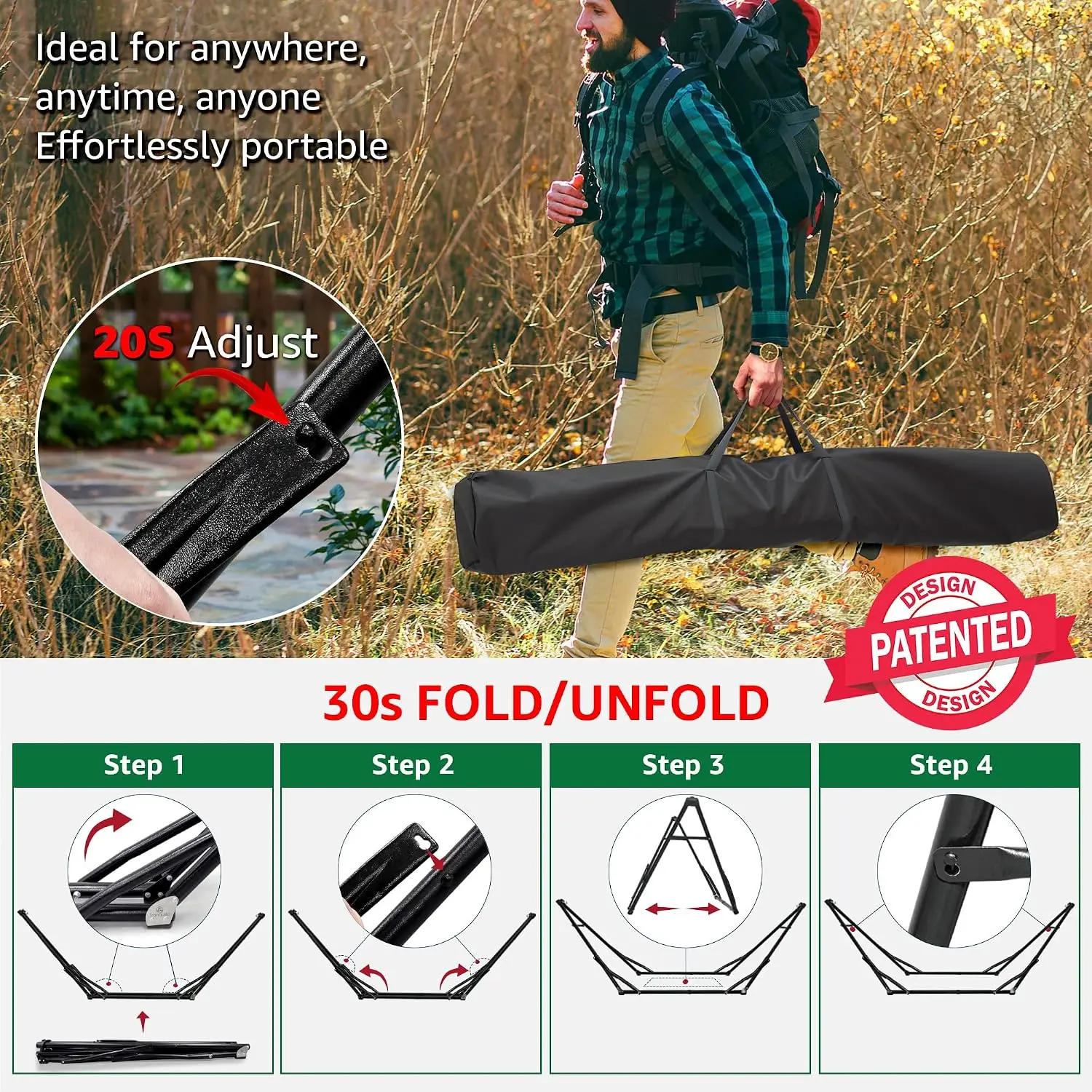 Unity Hängemattenständer, Zusa – Camping Hammock Bewertung und Preis