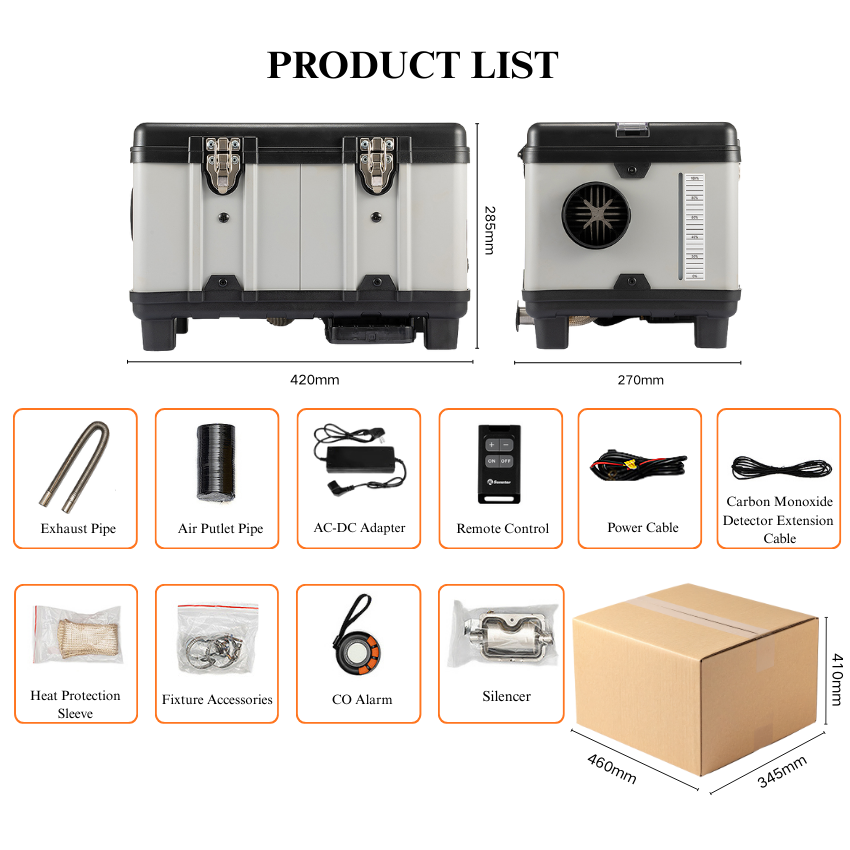 All-in-One 12V/24V 5KW Outdoor – Outdoor Camping Heater Bewertung und Preis