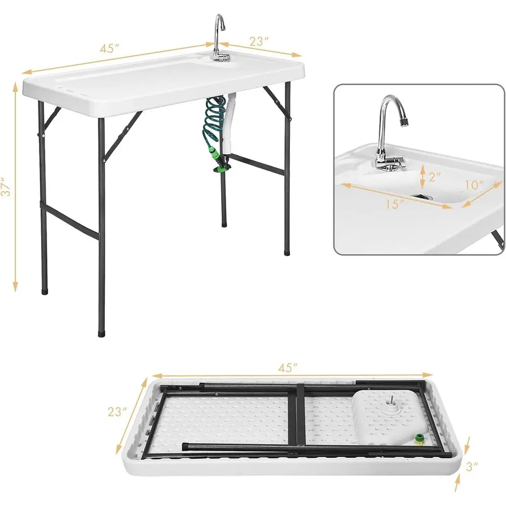 Tragbares, robustes Outdoor-Ca – Outdoor Camping Sink Bewertung und Preis