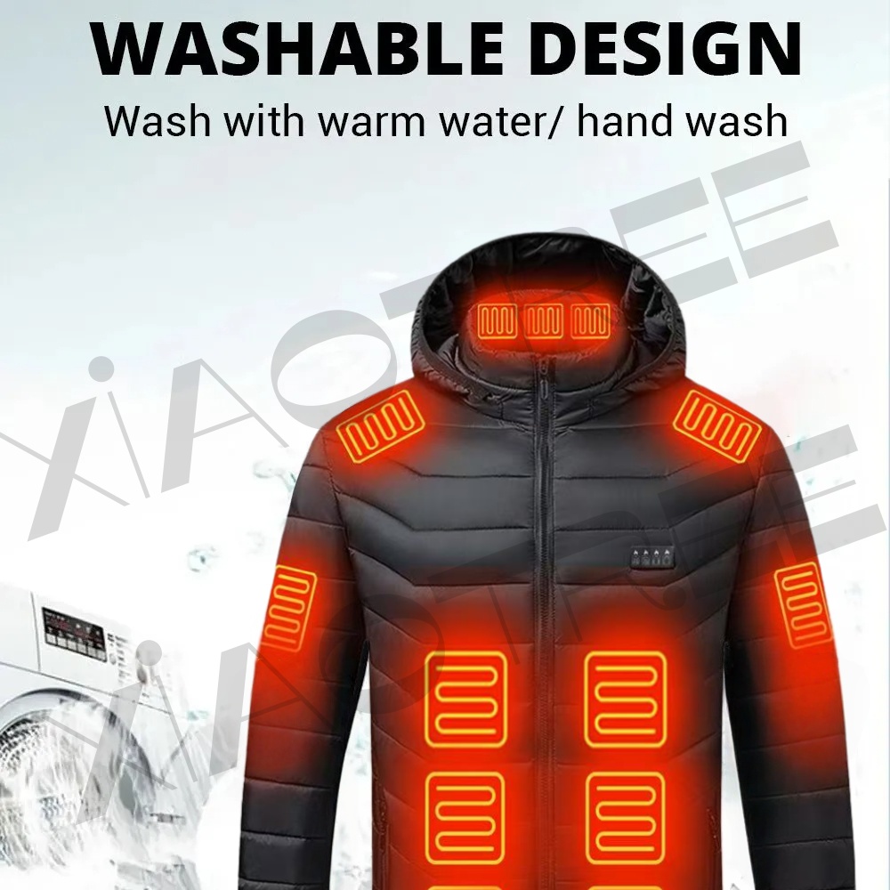 28-Zahlen-Heizjacke für Herren – Outdoor Camping Jacket Bewertung und Preis