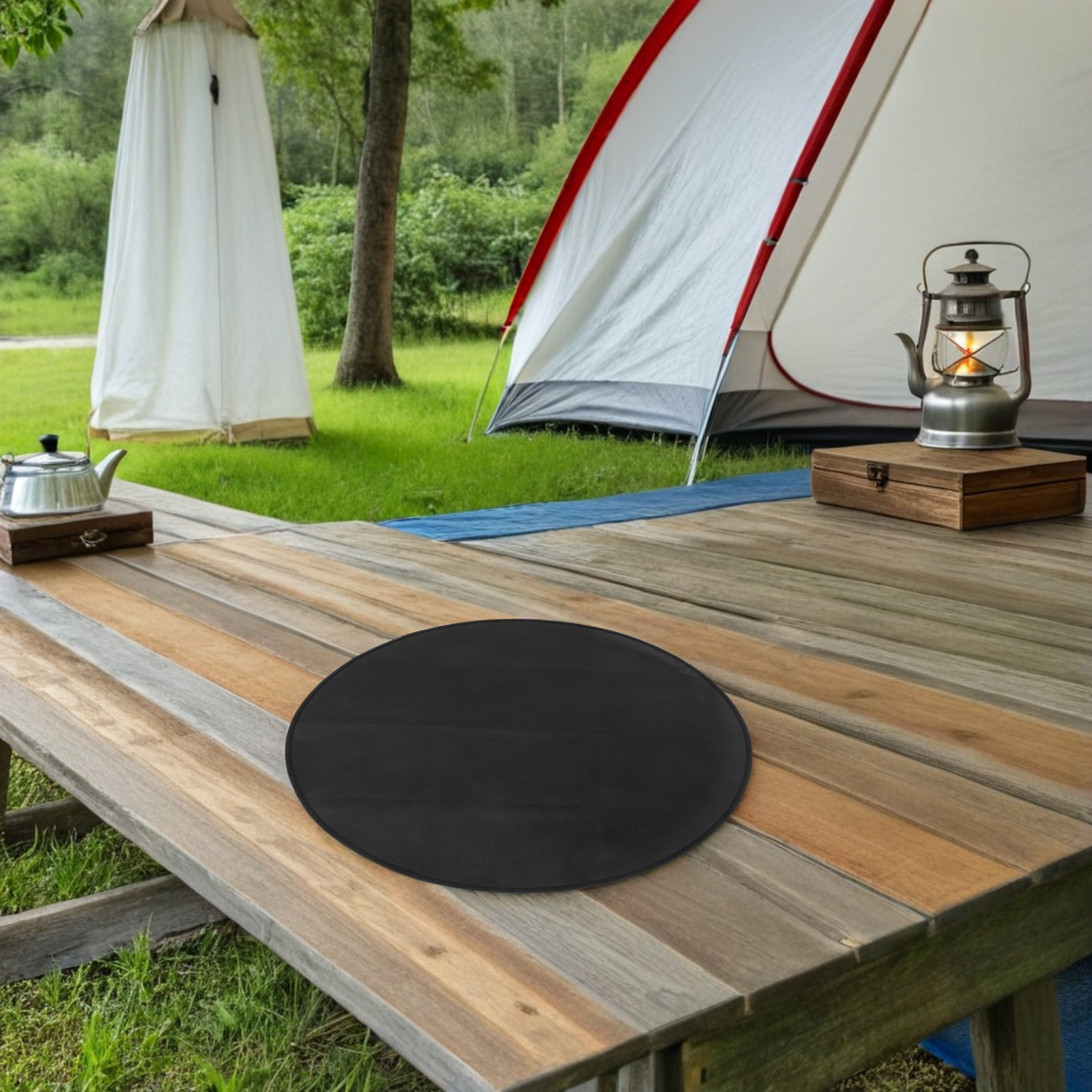 Runde feuerfeste Grillmatte, h – Outdoor Camping Mat Bewertung und Preis