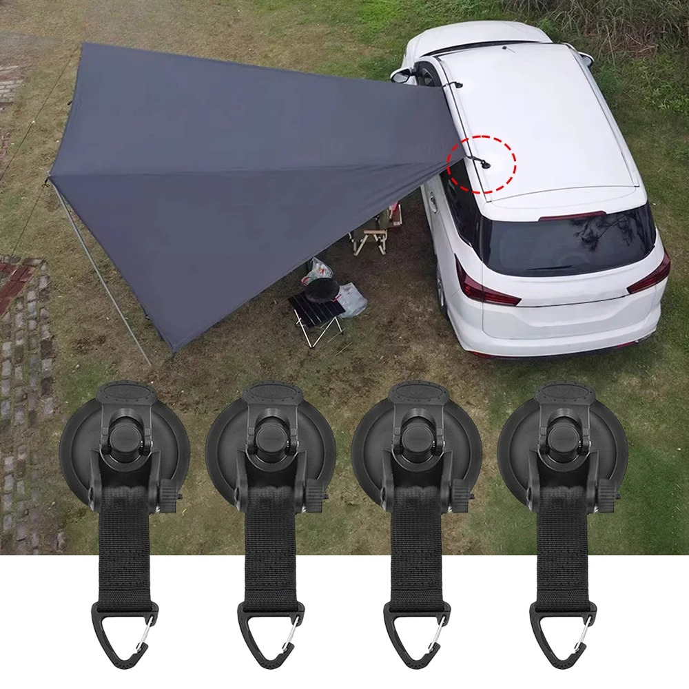 2/4 Stück Auto-Zelt-Saugnapf-S – Outdoor Camping Van Tent Bewertung und Preis