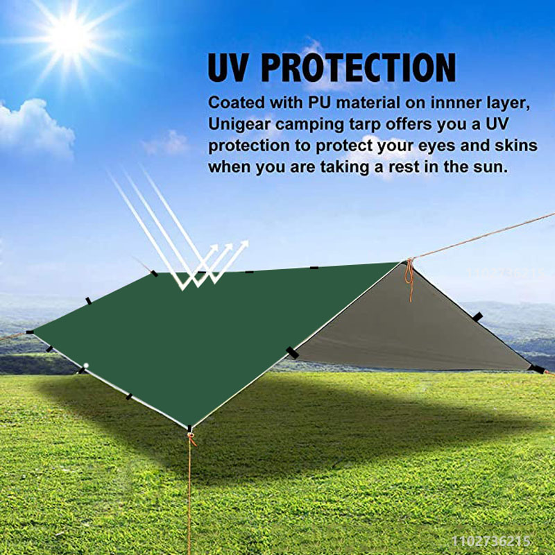19-Hänge-Punkte-Zeltplane, Übe – Waterproof Tarp Shelter Bewertung und Preis