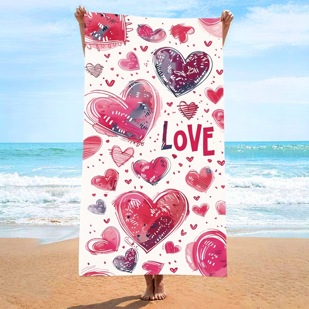Badetuch mit Herzsymbol, 27 x  – Outdoor Camping Mat Bewertung und Preis