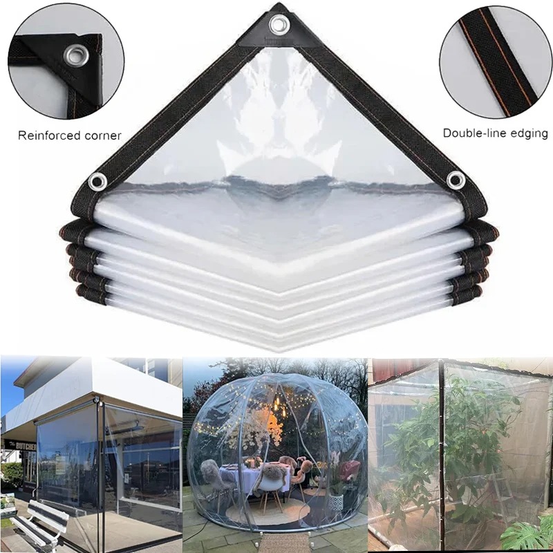 Dicke, transparente PVC-Plane, – Waterproof Tarp Shelter Bewertung und Preis