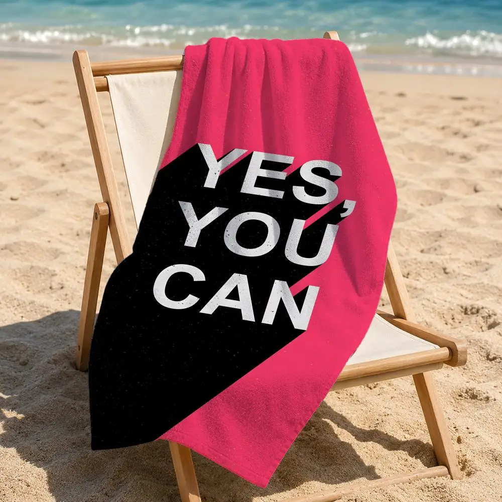 Y-Yes You Can Towel Strandtuch – Outdoor Camping Quotes Bewertung und Preis
