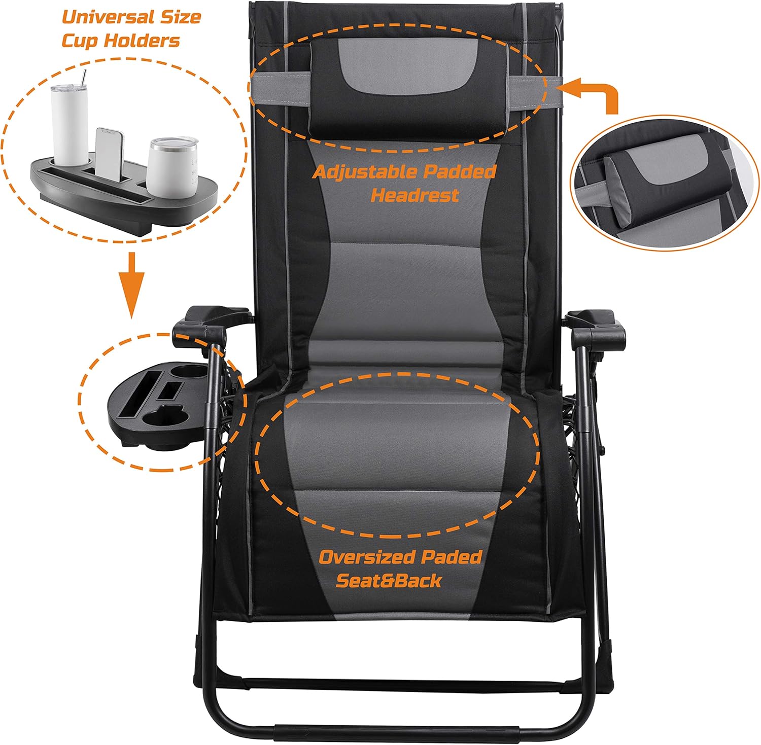XXL Übergroßer Liegestuhl, Kla – Outdoor Oversized Camping Chair Bewertung und Preis