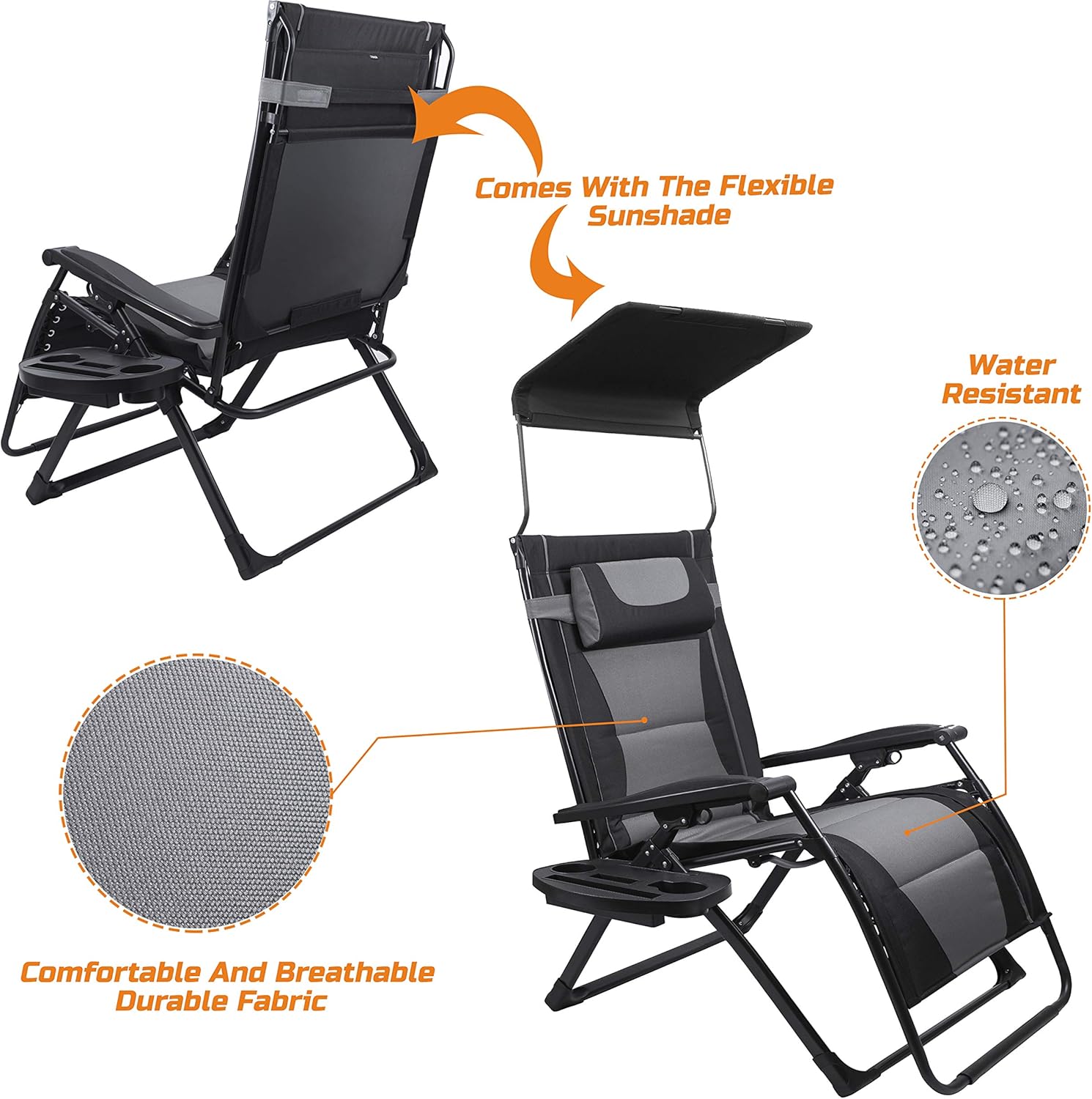 XXL Übergroßer Liegestuhl, Kla – Outdoor Oversized Camping Chair Bewertung und Preis