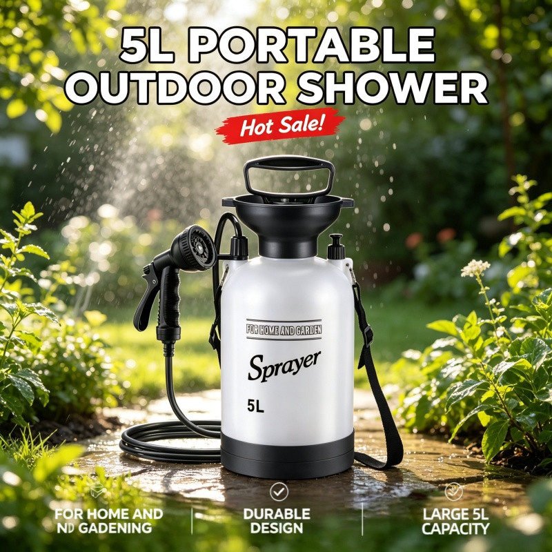 5L Tragbare Campingdusche Manu – Outdoor Camping Showers Bewertung und Preis