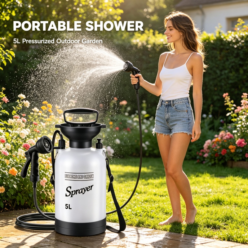 5L Tragbare Campingdusche Manu – Outdoor Camping Showers Bewertung und Preis