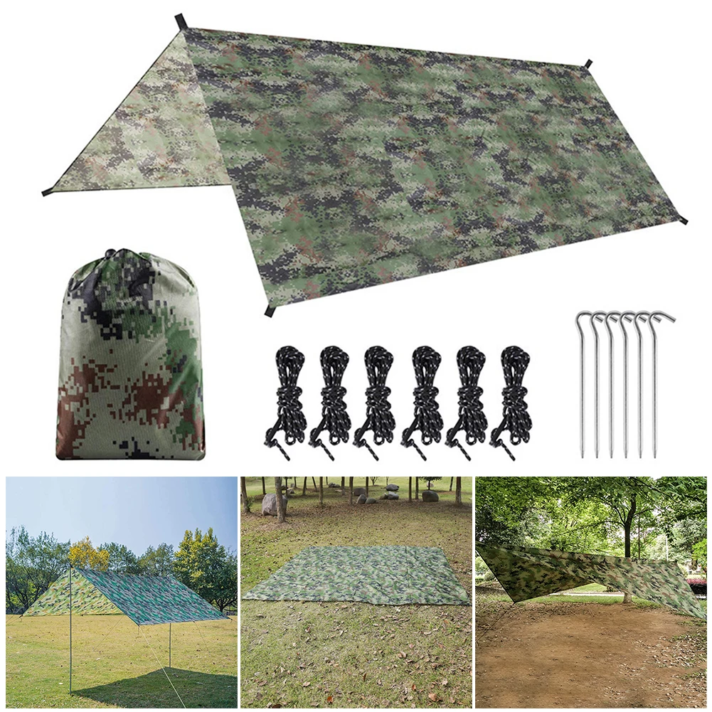 300x300cm Wasserdichte Camping – Waterproof Tarp Shelter Bewertung und Preis